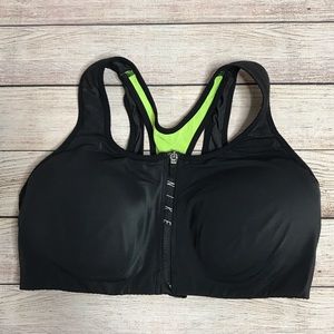 Nike Zip Front Sports Bra size XL